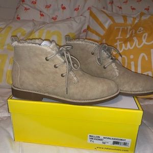 Light brown ankle boots